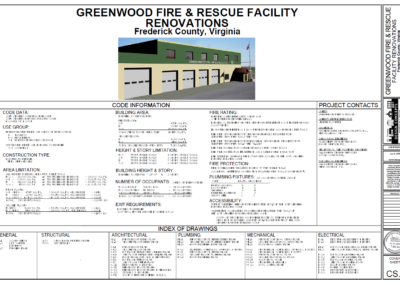 Greenwood Volunteer Fire Department Renovations